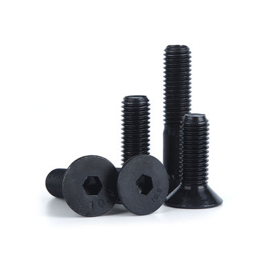 10.9 등급 블랙 옥시드 헥스 소켓 평면 볼트 탄소 강철 메트릭 볼트 16mm-100mm
