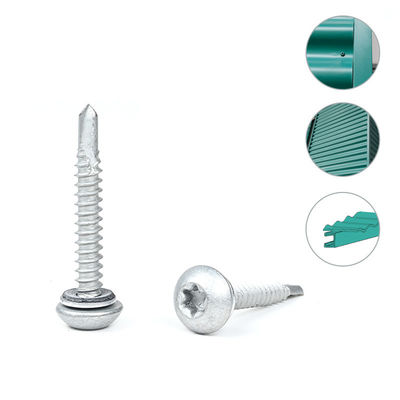 금속 지붕 벽 패널을 위한 강연 방지 코팅 410 스테인리스 셀프 드릴링 테크 스크루