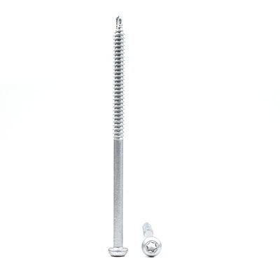 St6.3 * 125mm Bimetal Galvanized Pan Head 톡스 자기 굴착 나사 사용자 정의 지원