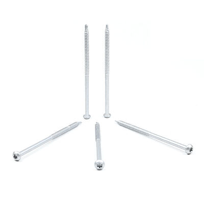 St6.3 * 125mm Bimetal Galvanized Pan Head 톡스 자기 굴착 나사 사용자 정의 지원