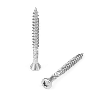100mm 평평한 크러링 목재 칩보드 나사 스테인리스 스틸 평면 측정 시스템 INCH