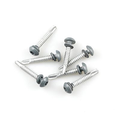 자부장 나사 12 Epdm 세척기 와 함께 Bimetal 나사 2 금속 색상 코팅 톡스 판 머리