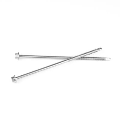 목조 구조 자체 뚫기 나사 ST5.5x140 Ruspert 마무리 부분 실과 함께