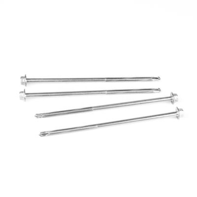 목조 구조 자체 뚫기 나사 ST5.5x140 Ruspert 마무리 부분 실과 함께