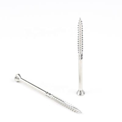 100mm 4 x 20 INCH 톡스 Flat Head 맞춤형 디자인으로 자율 탭 칩보드 나사
