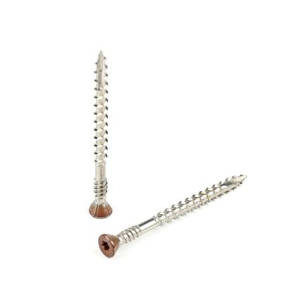 10x65mm 스테인리스 스틸 316 톡스 평면 머리 건조 벽돌 나사 목재 건설 건물