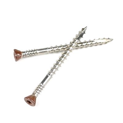 10x65mm 스테인리스 스틸 316 톡스 평면 머리 건조 벽돌 나사 목재 건설 건물