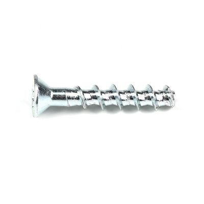 10B21 탄소 강철 M5x35mm 자기 굴착 평면 머리 토크 콘크리트 나사 블록 벽