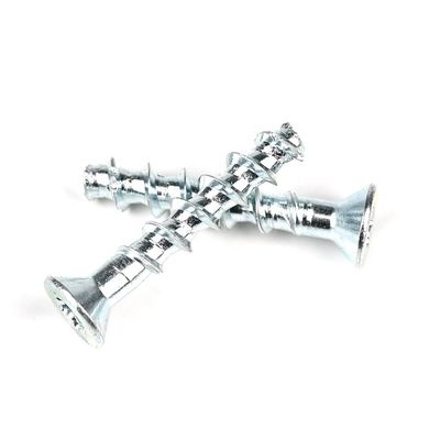 10B21 탄소 강철 M5x35mm 자기 굴착 평면 머리 토크 콘크리트 나사 블록 벽