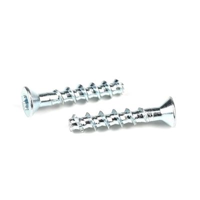 10B21 탄소 강철 M5x35mm 자기 굴착 평면 머리 토크 콘크리트 나사 블록 벽