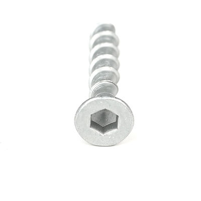 HEX 소켓 평면 머리 중량 콘크리트 앵커 볼트 M8 60mm INCH HEX 스테인리스 스틸