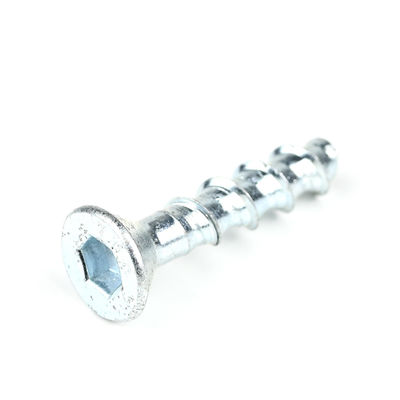 콘크리트 앵커 볼트 나사 탄소 스틸 M8 X50mm 평면 소켓 헥스 헤드 콘크리트 나사