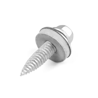 좌석 고정 고정 자동 탭 헥스 플랜지 세척 스크루 ST6.0 25mm 평면 머리