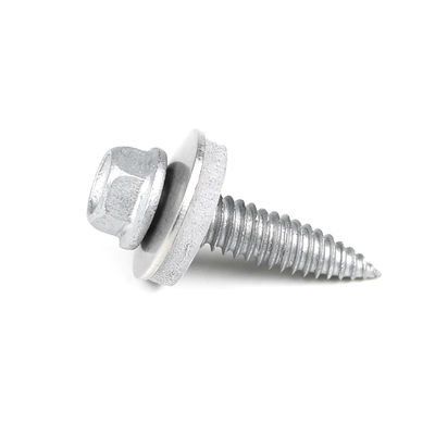 좌석 고정 고정 자동 탭 헥스 플랜지 세척 스크루 ST6.0 25mm 평면 머리