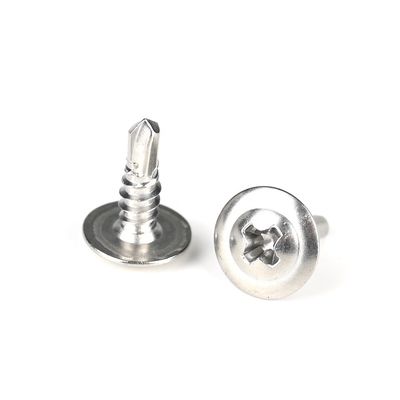 필립스 웨이퍼 헤드 셀프 드릴링 스크루 스테인리스 스틸 410 M4.2x13mm GB 표준