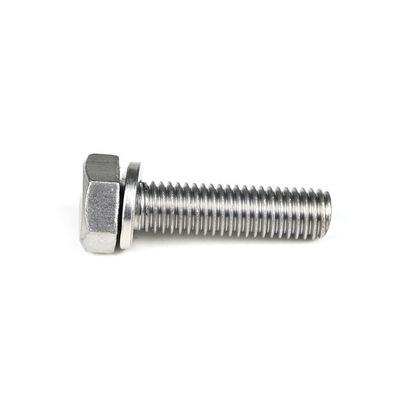 사용자 정의 안정적인 A2 기계 나사 M8x32 mm 육각형 SEMS를 위해 고객 서비스에 연락