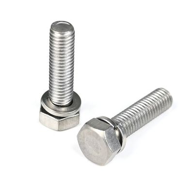 사용자 정의 안정적인 A2 기계 나사 M8x32 mm 육각형 SEMS를 위해 고객 서비스에 연락