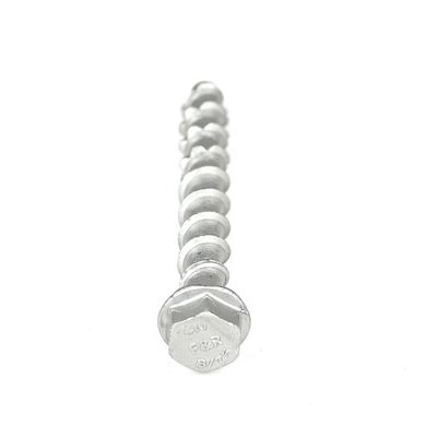 주의 깊게 제작된 M8x75mm 플랜지 헥사곤 헤드 콘크리트 나사 스테인리스 스틸 410