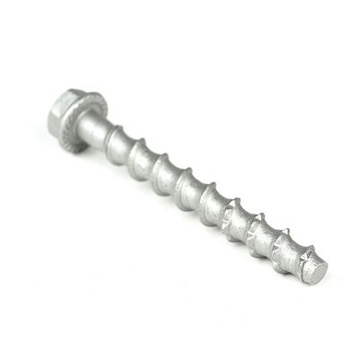 주의 깊게 제작된 M8x75mm 플랜지 헥사곤 헤드 콘크리트 나사 스테인리스 스틸 410