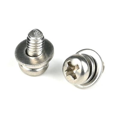 M4 X 8mm 판 헤드 필립스 기계 나사 평면 침대 100% QC 테스트 및 ISO 표준