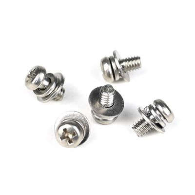 M4 X 8mm 판 헤드 필립스 기계 나사 평면 침대 100% QC 테스트 및 ISO 표준