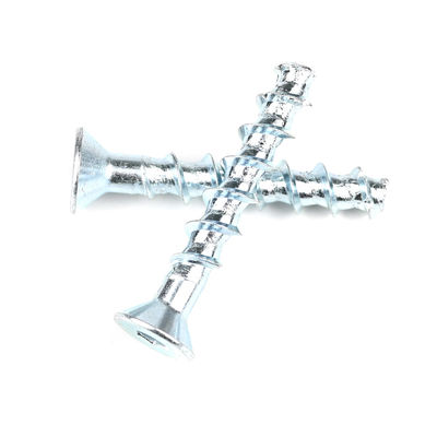 콘크리트 앵커 볼트 나사 탄소 강철 M6x50mm 헥스 소켓 평면 머리 T/T 지불