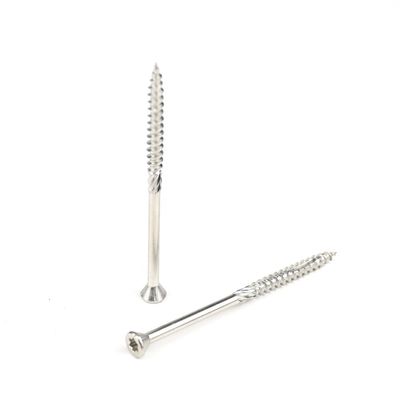 100% QC 테스트 304 스테인리스 스틸 갑판 나사 180mm 나무 천장 파티션