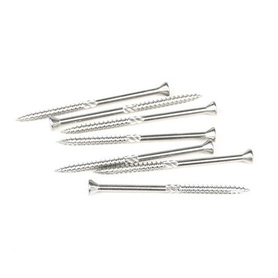 100% QC 테스트 304 스테인리스 스틸 갑판 나사 180mm 나무 천장 파티션