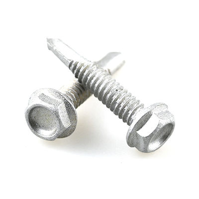맞춤형 DIN7504K 플랜지 헥스 헤드 바이 메탈 셀프 드릴링 스크루 4.8x25mm 표준