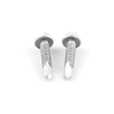 맞춤형 DIN7504K 플랜지 헥스 헤드 바이 메탈 셀프 드릴링 스크루 4.8x25mm 표준