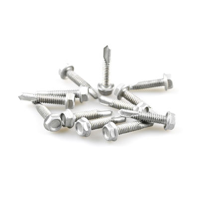맞춤형 DIN7504K 플랜지 헥스 헤드 바이 메탈 셀프 드릴링 스크루 4.8x25mm 표준