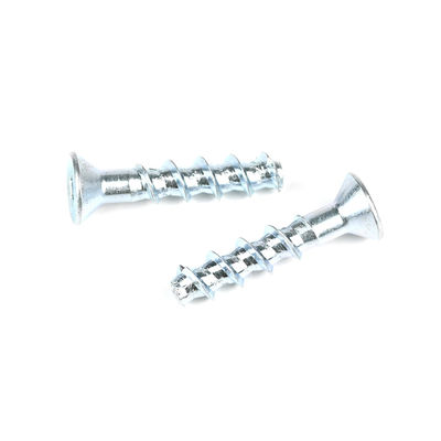 주황 접착 헥스 소켓 평면 머리 콘크리트 나사 앵커 자기 뚫어 앵커 M6 40mm