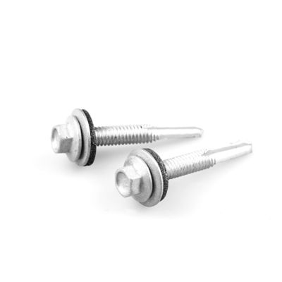 GB 헥스 플랜지 헤드 테크 지붕 나사 Ruspert Bimetallic Bi-Metal Self Drilling Screw St5.5