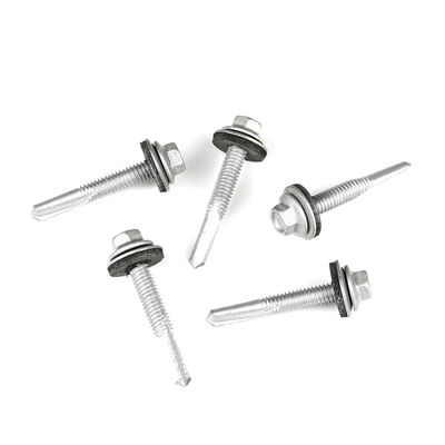 GB 헥스 플랜지 헤드 테크 지붕 나사 Ruspert Bimetallic Bi-Metal Self Drilling Screw St5.5