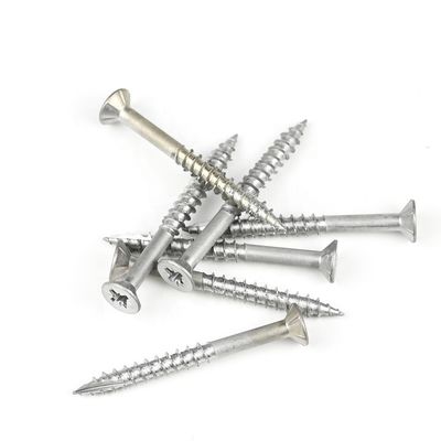 ISO 표준 5x45mm 메트릭 Countersunk Head Pozi 목재 건축용 칩보드 나사