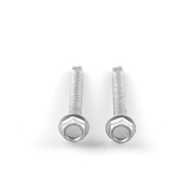 설비 코팅 플랜지 육각형 머리 자부장 나사 SS304 바이 금속 나사 드릴 꼬리 나사 6.3x65mm