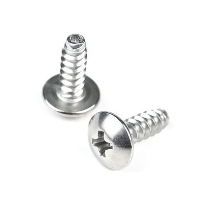 필립스 드라이브와 둥근 머리로 12mm 금속 장 자발 탭 나사