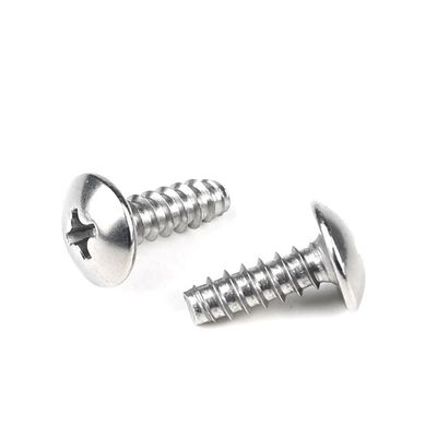 필립스 드라이브와 둥근 머리로 12mm 금속 장 자발 탭 나사