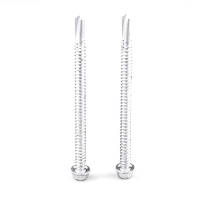 ST5.5 90mm 길이 헥스 플랜지 굴착 나사 Tek Bimetallic 나사 및 사용자 정의