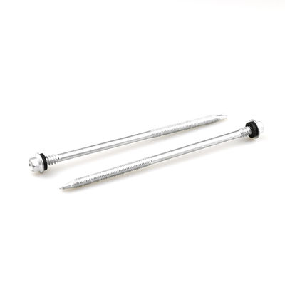 스테인리스 스틸 바이 메탈 헥스 플랜지 헤드 샌드위치 패널 140mm 길이 뚫기 나사 샌드위치 라미네이트
