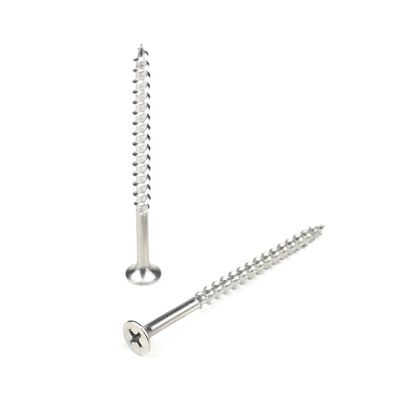 Sus410 스테인리스 스틸 목재 나사 필립스 부글 건조 벽 자체 탭 나무 나사 4.2x65mm