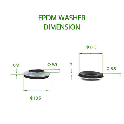 EPDM 고무 결합 된 밀폐 세척기 사용자 정의 알루미늄 세척기용 네오프렌 결합 된 세척기
