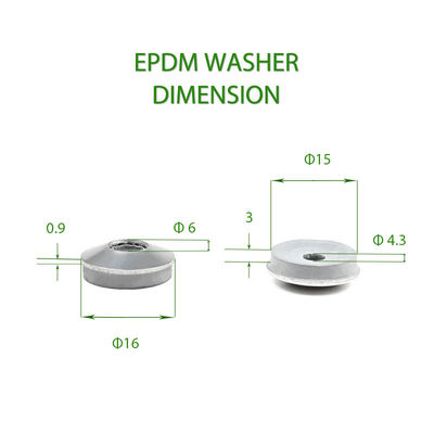 스틸 EPDM 고무 가스켓 밀폐 세척기