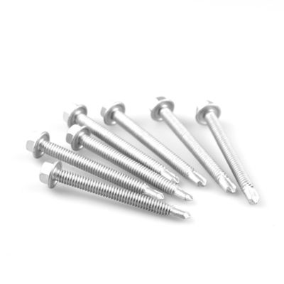 컵 헤드 GB 표준 M6.3x65mm 자기 뚫기 바이 금속 지붕 잎 금속 나사