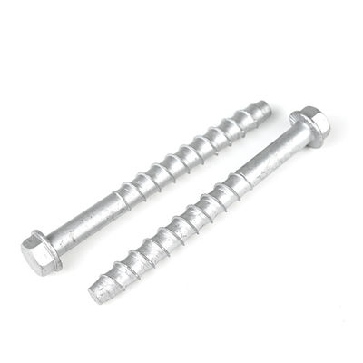 T/T 지불 기간 150mm ZINC 끝 Hex M12 콘크리트 나사 석조 앵커링
