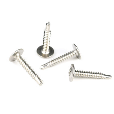 맞춤형 4.8mm 웨이퍼 헤드 필립스 드라이브 나사 304 스테인레스 스틸 셀프 뚫어 나사