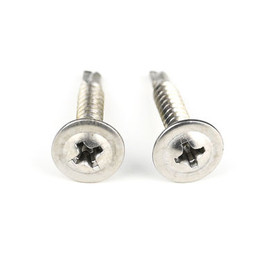 맞춤형 4.8mm 웨이퍼 헤드 필립스 드라이브 나사 304 스테인레스 스틸 셀프 뚫어 나사