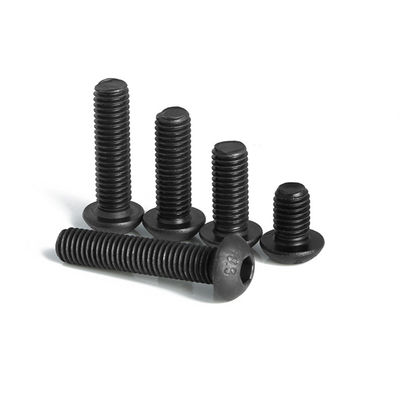 DIN7380 M6 블랙 옥시드 헥스 소켓 헤드 캡 토닐로 볼트 앨런 버튼 헤드 볼트 8mm-70mm