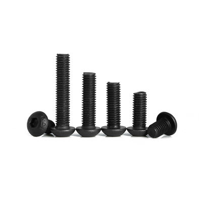DIN7380 M6 블랙 옥시드 헥스 소켓 헤드 캡 토닐로 볼트 앨런 버튼 헤드 볼트 8mm-70mm