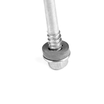 HEX 5.5x243mm 스테인리스 스틸 410 EPDM 세척기 듀플 스레드 7 포인트와 함께 자부장 나사